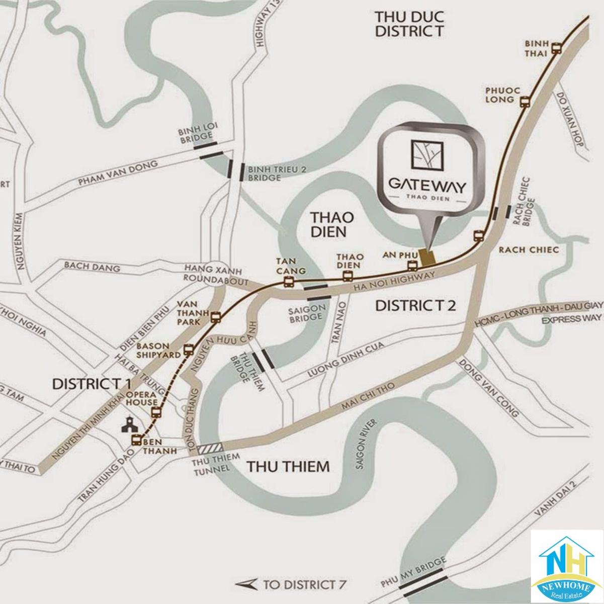 Vị trí dự án The Albany