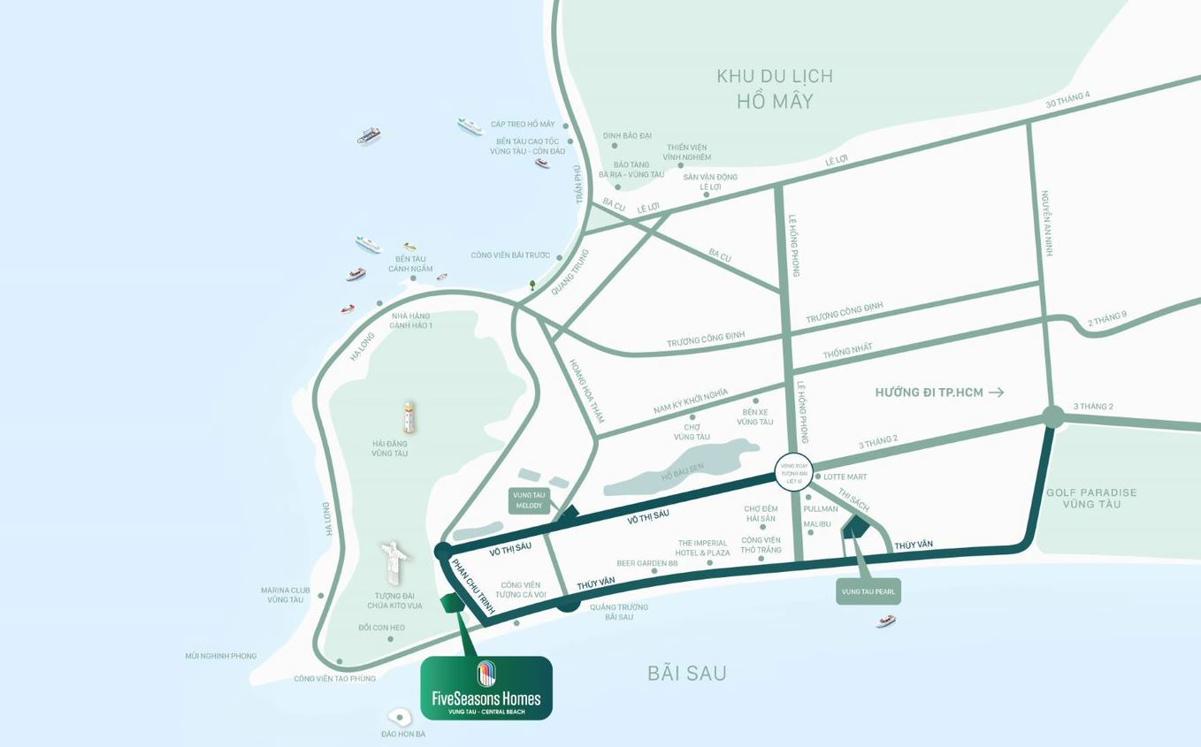 Vị trí dự án Five Seasons Homes