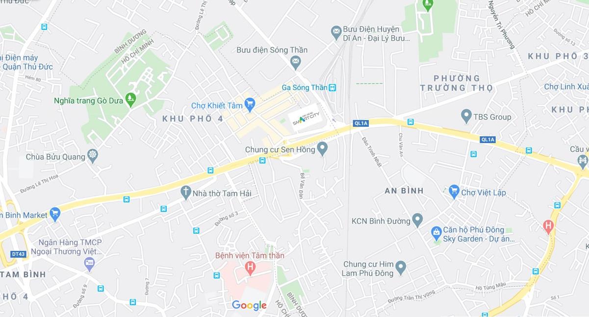 Vị trí Phú Đông Smart City