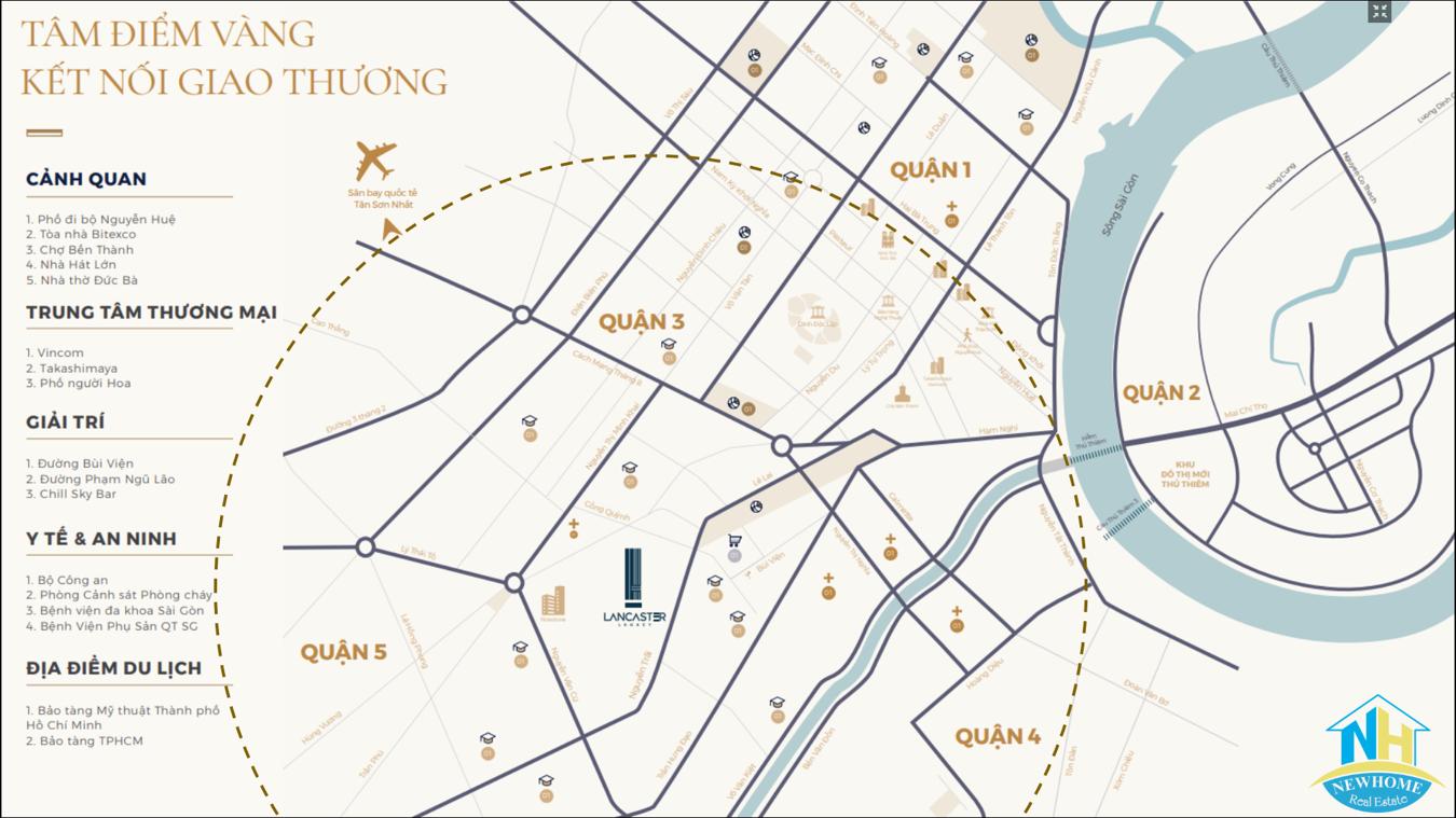 Vị trí căn hộ Lancaster Legacy
