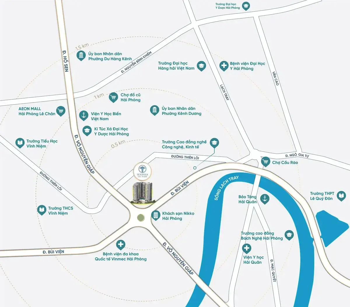 Vị trí dự án Sentosa Sky Park