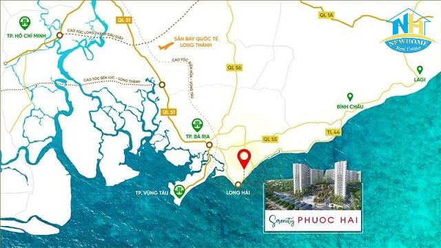 Serenity Phước Hải Vị trí dự án Serenity Phước Hải