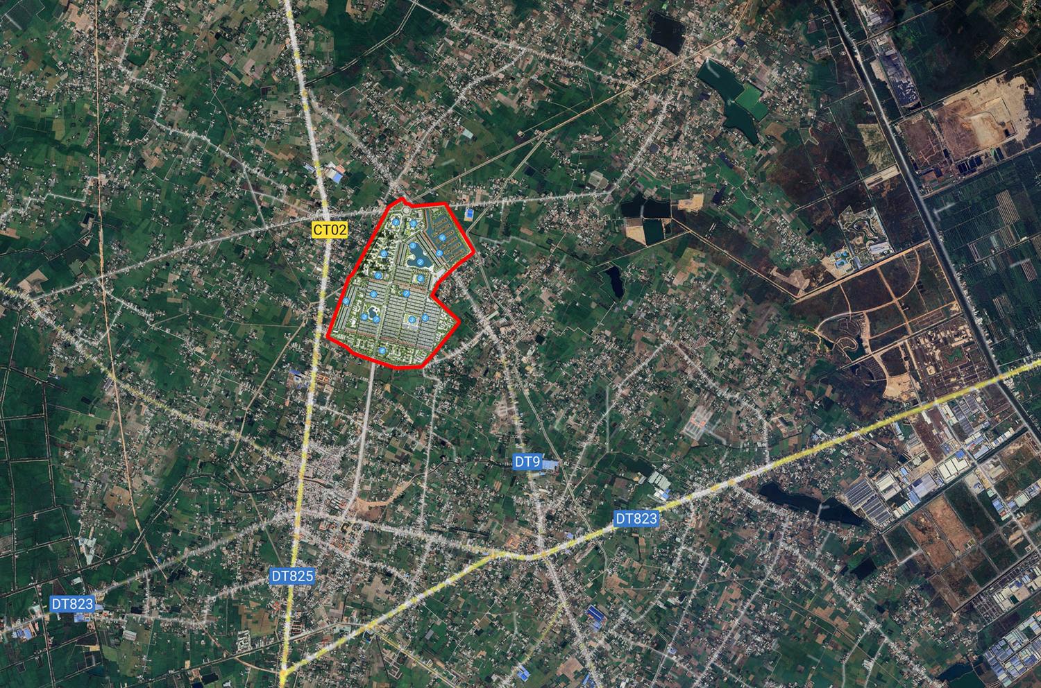 Vị trí dự án Vinhomes Green City