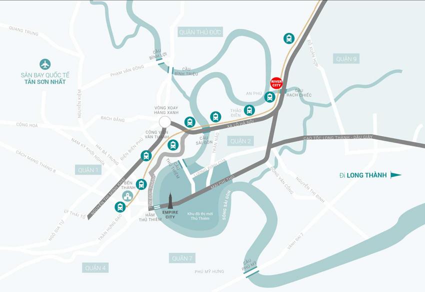 Vị trí Saigon Quays